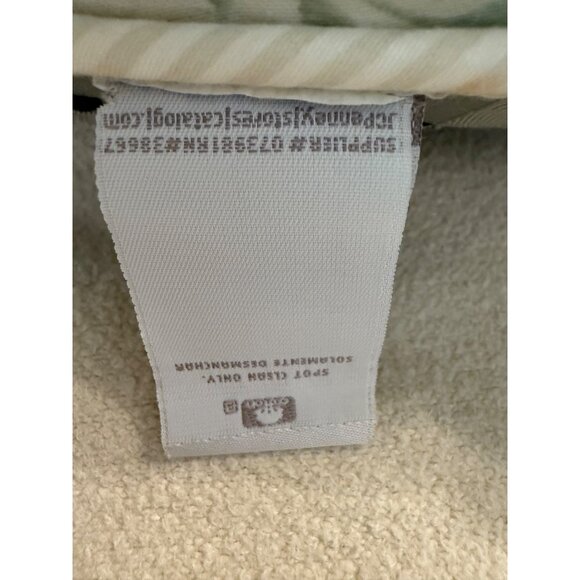 Chris Madden JC Penny Home Floral Striped Woven Throw Pillow Sofa Cottage-core - Picture 4 of 6